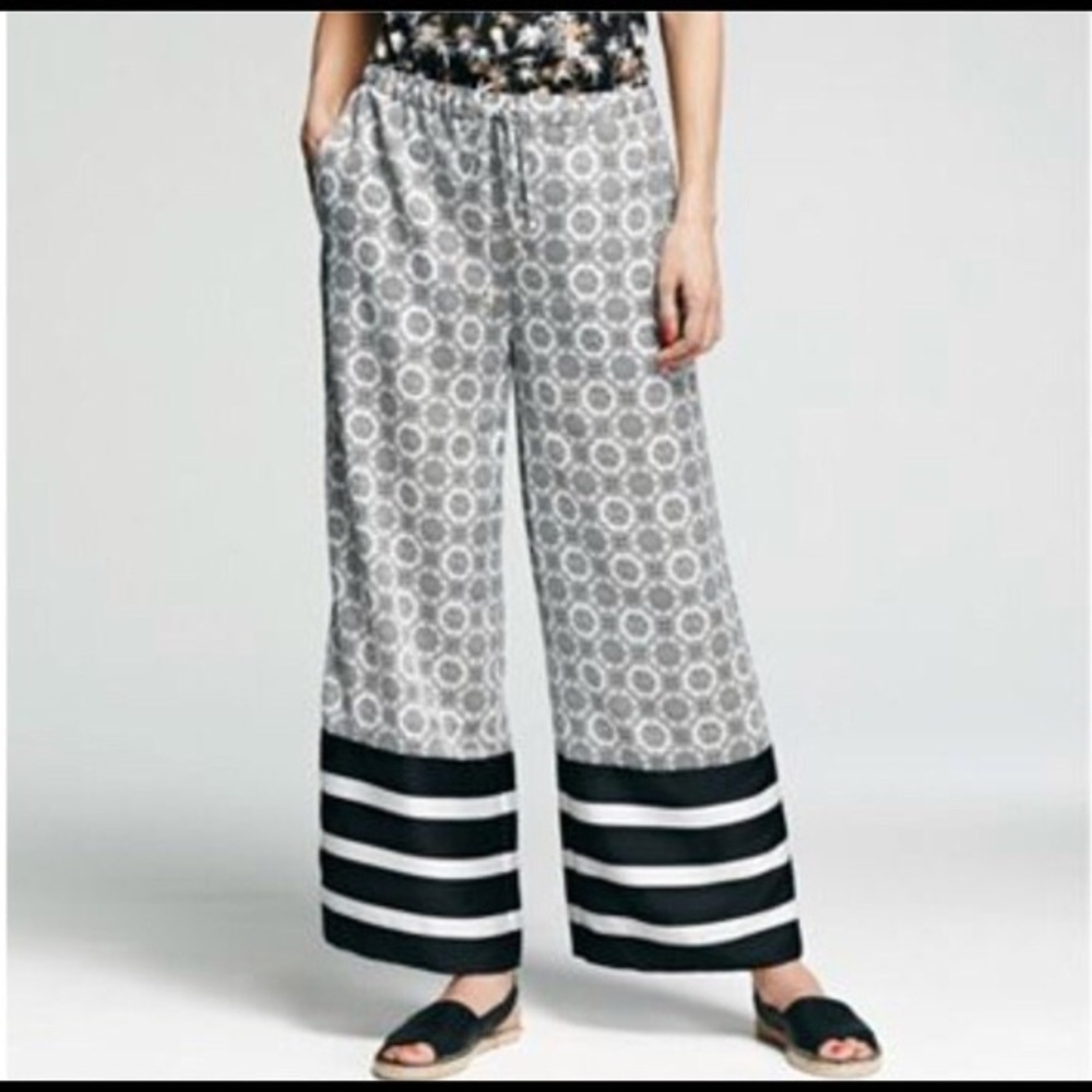 Peter Som Wide Leg Palazzo Pants Large
